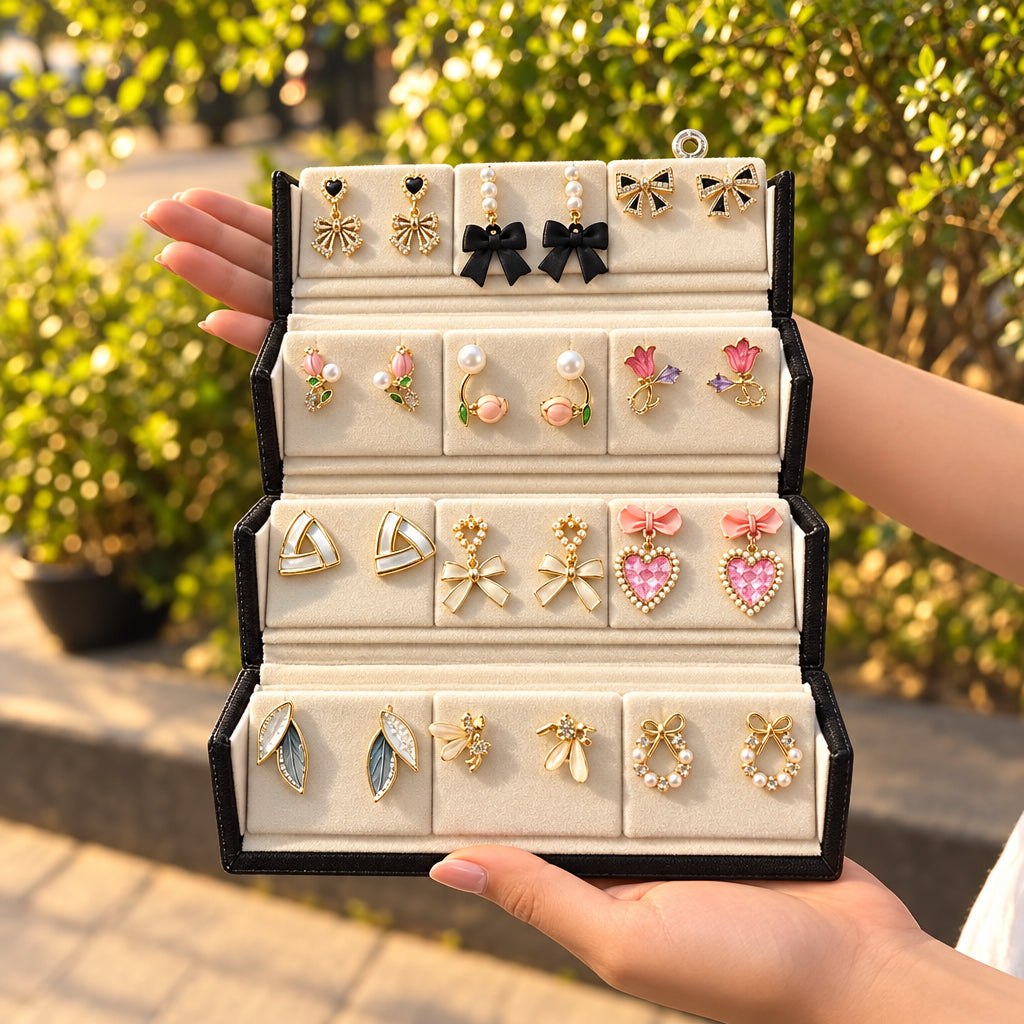 12 Pair Earrings Hamper - Aesthla