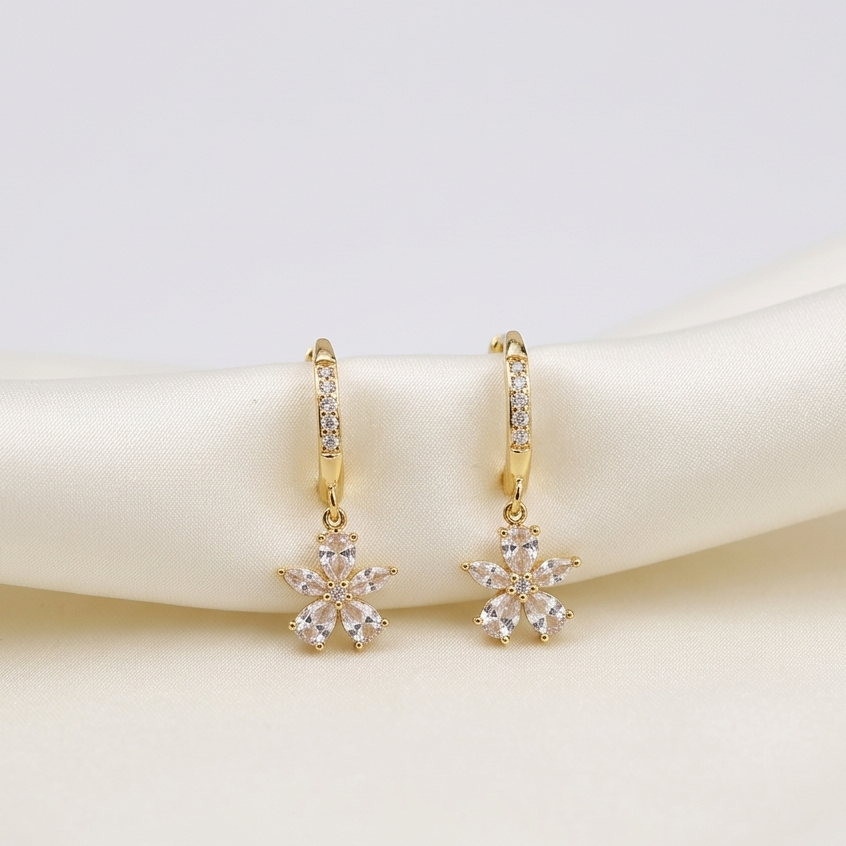 Bloom Hoop Earrings