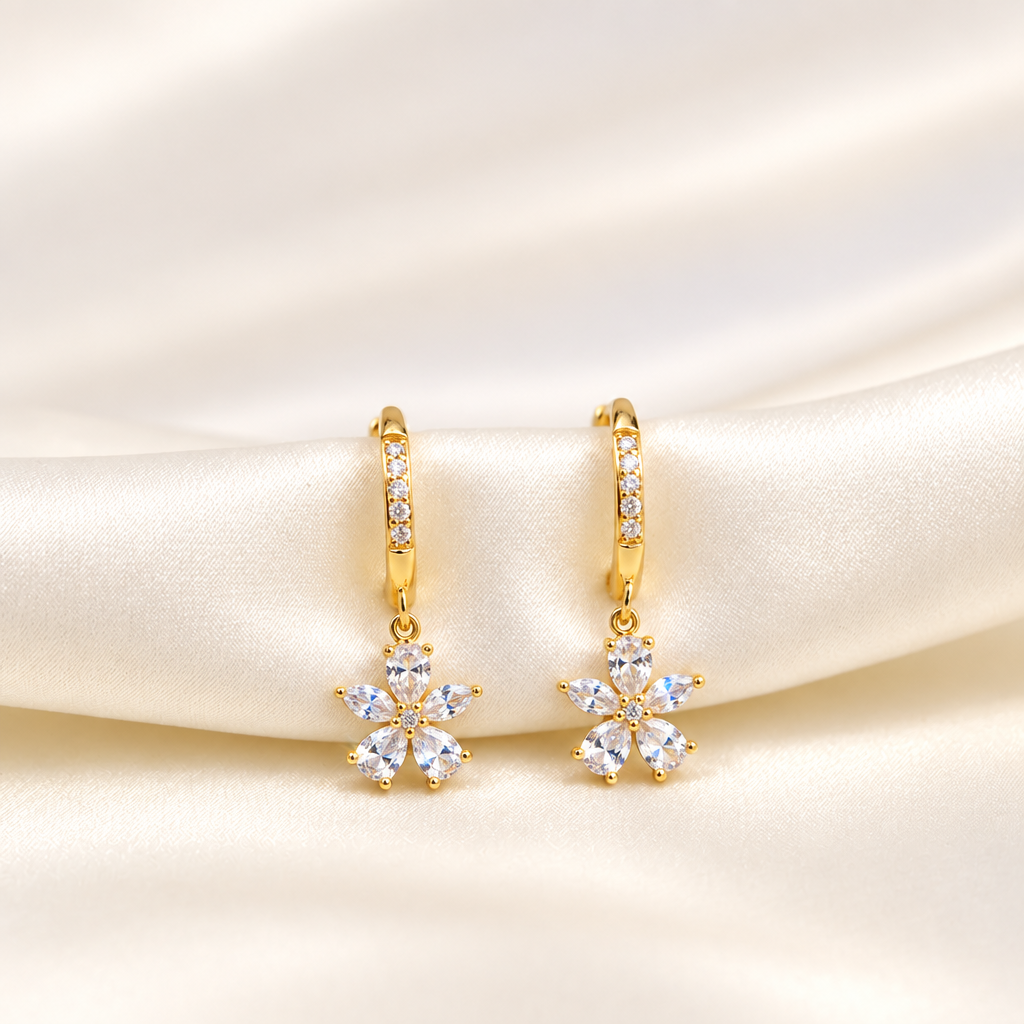 Bloom Hoop Earrings