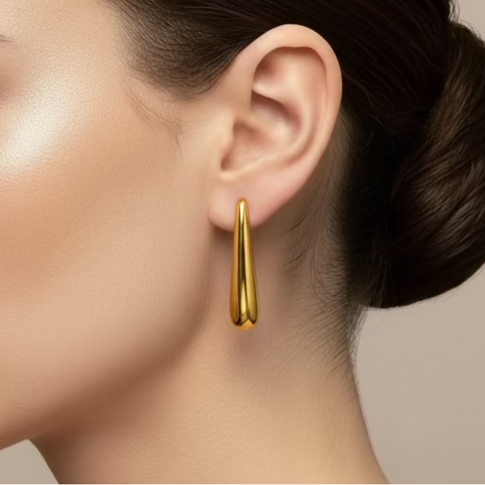 Sleek Spike Stud Earrings