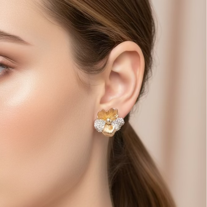 Floral Stud Earrings