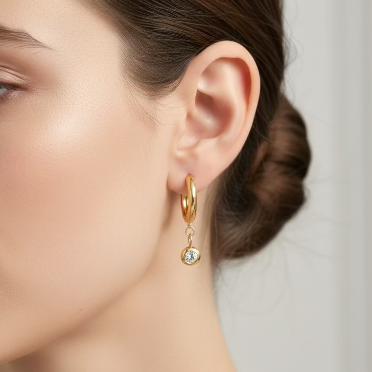 Crystal Minimal Earrings