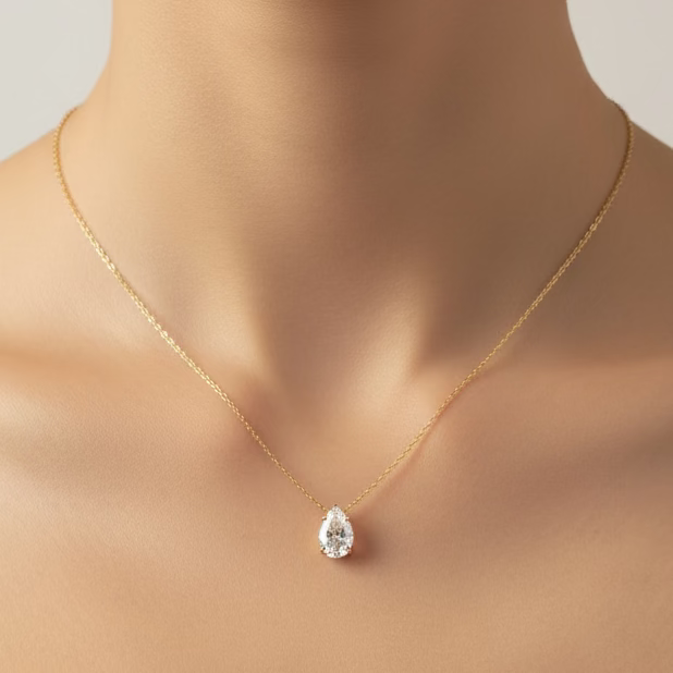 Eterna Glow Drop Necklace
