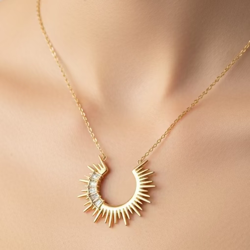 Celestial Sunburst Necklace