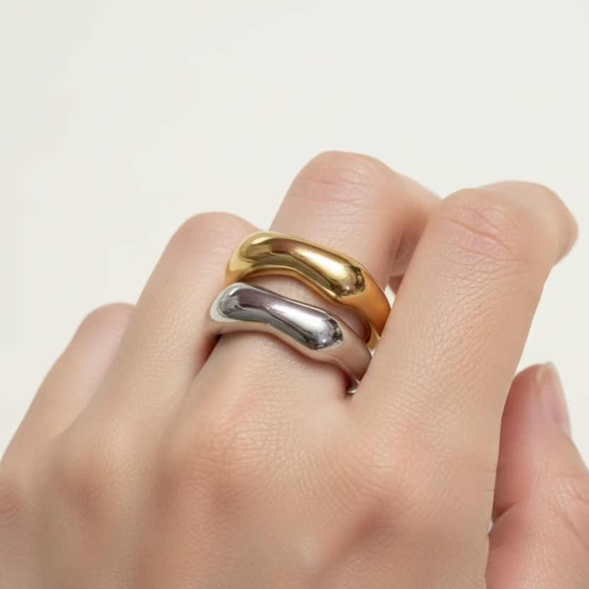 Dual Silver & Gold Ring