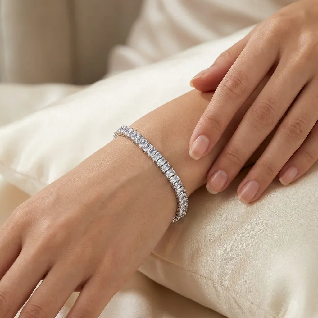 Silver Tennis Bracelet