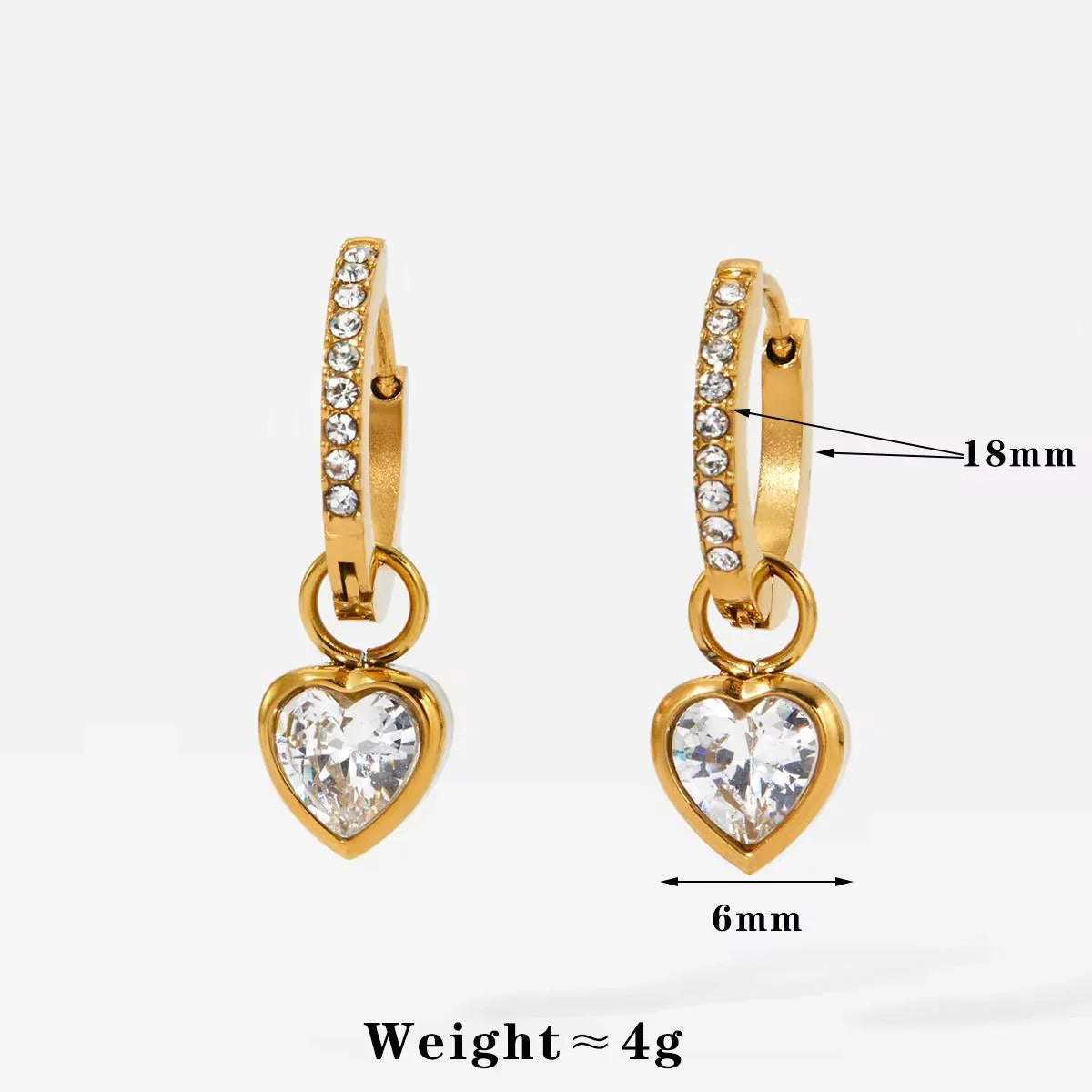 Ella Hoops Earings - Aesthla