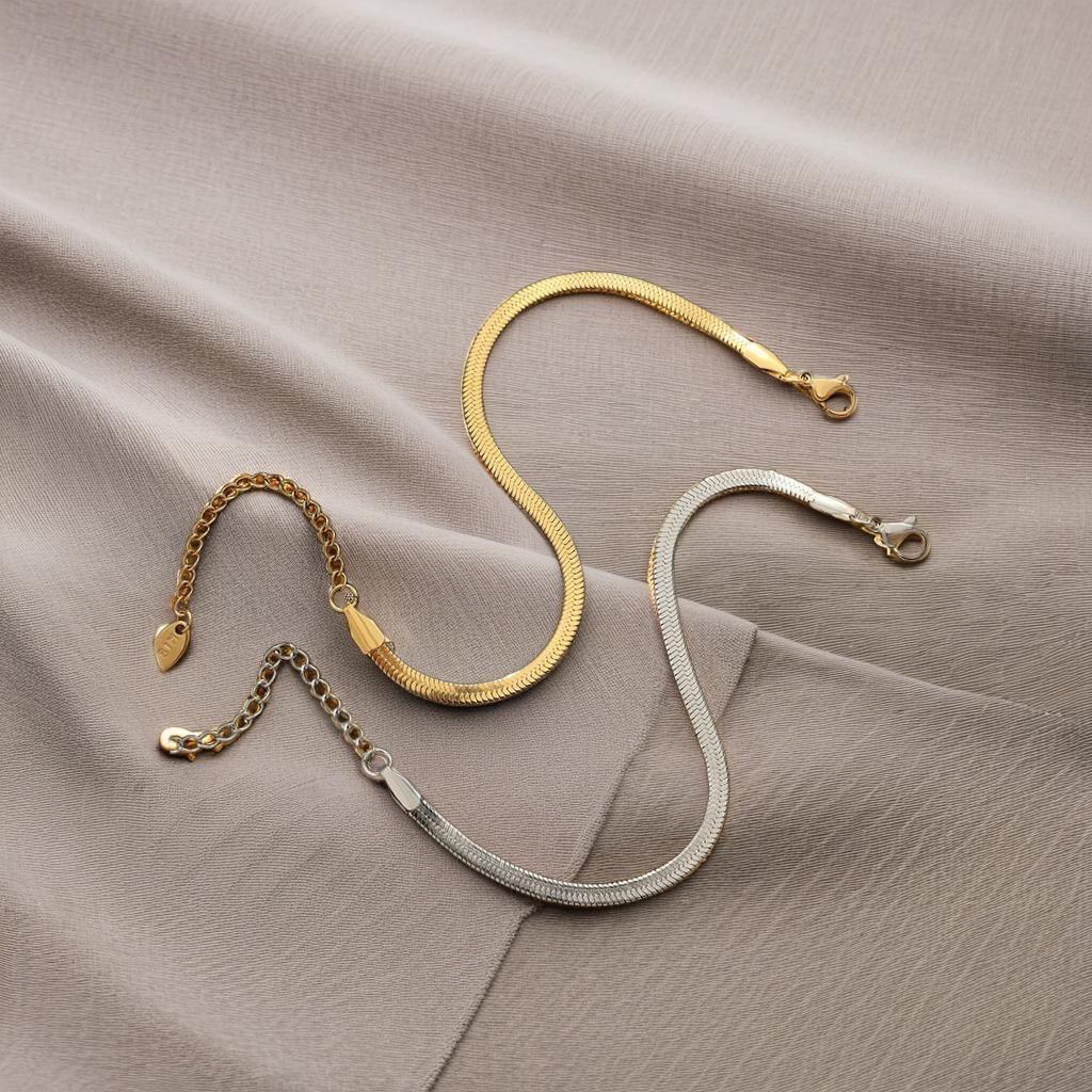 Golden Snake Anklet - Aesthla