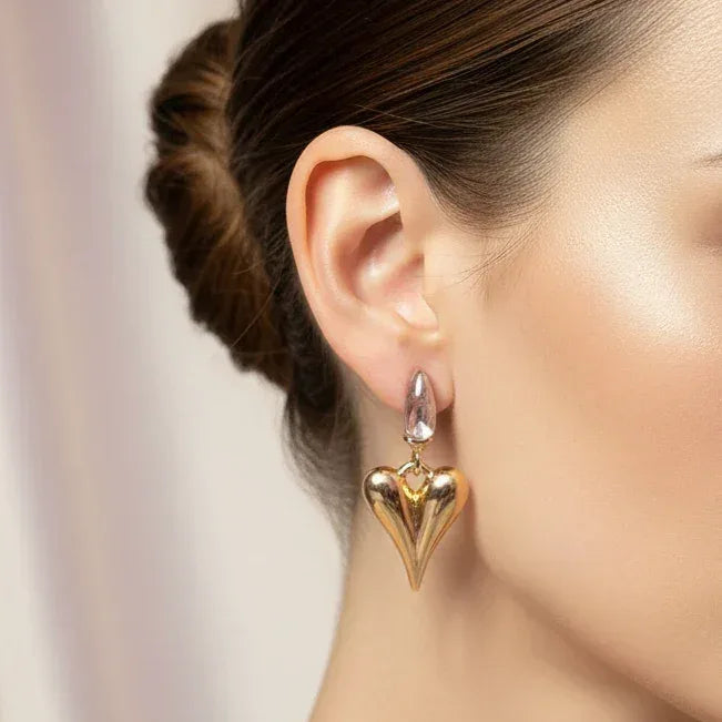 Bella Heart Earrings