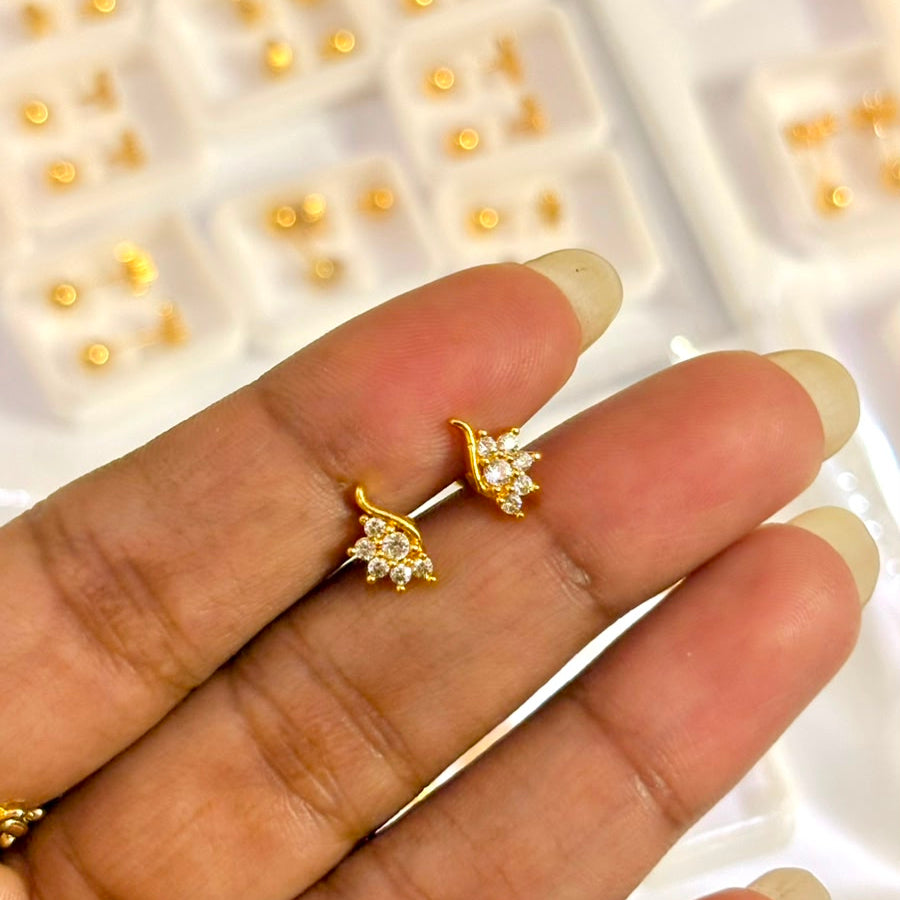 Swan Stud Earring