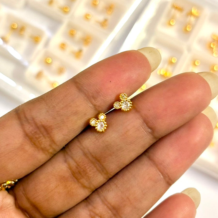 Teddy Stud Earring