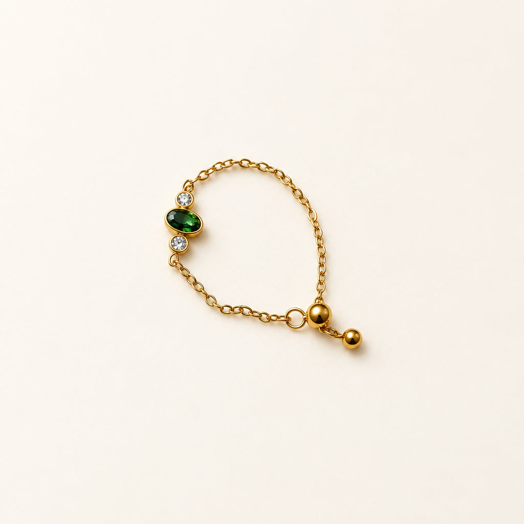 Dainty Adjustable Chain Ring