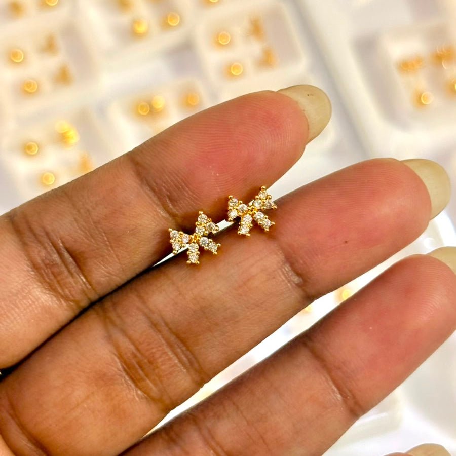 Bow Stud Earring - Aesthla