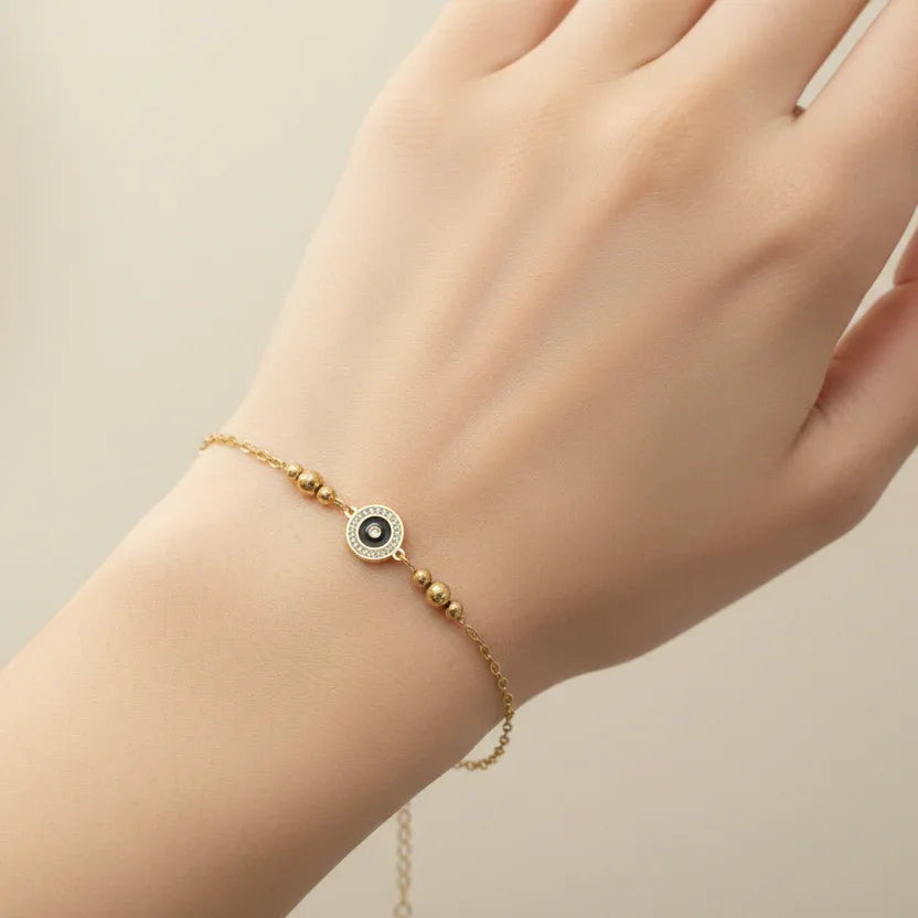 Evil Eye Gold Bracelet - Aesthla