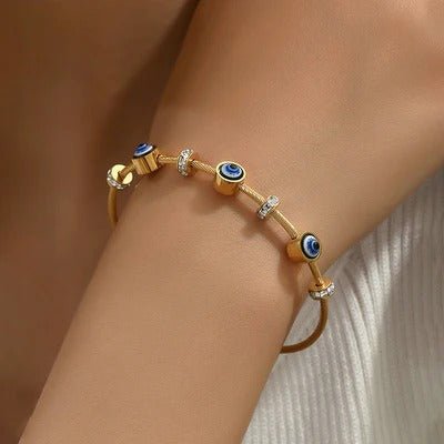 Evil Eye Kada Bracelet - Aesthla