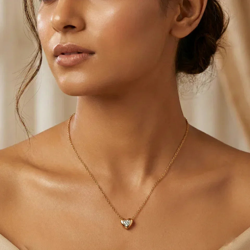 Heart Pendant Necklace - Aesthla