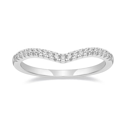 V-Shape Silver Ring