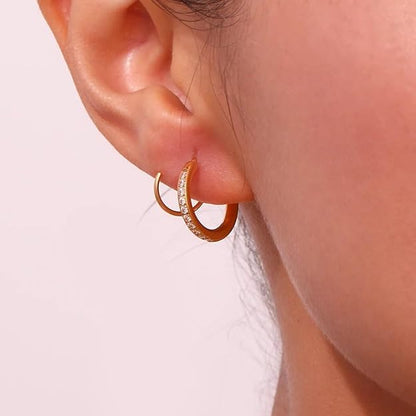 Double Hoop Earring