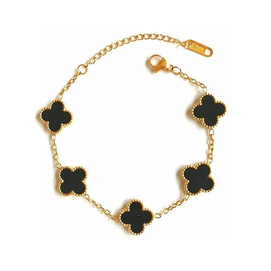 Black clover Chain Bracelet