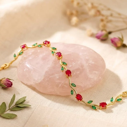 Red Tulip Bracelet