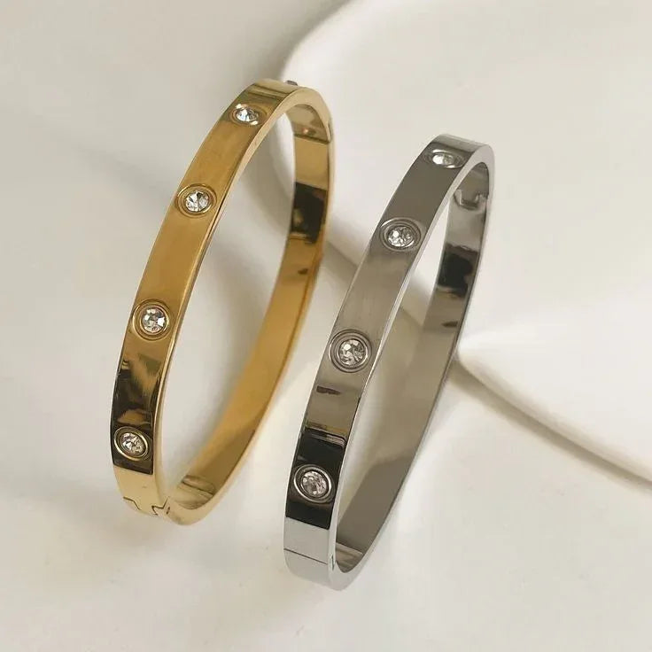 Gold Plated Cartier Bangle Bracelet