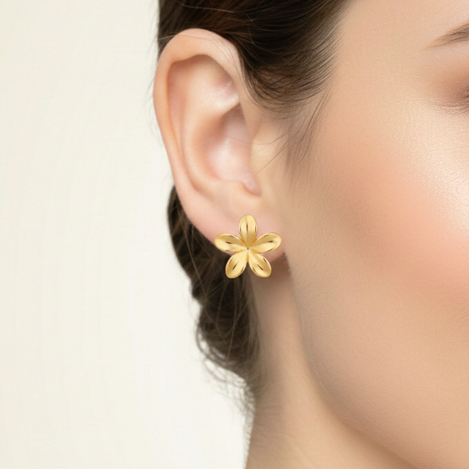 Statement Flowers Earrings