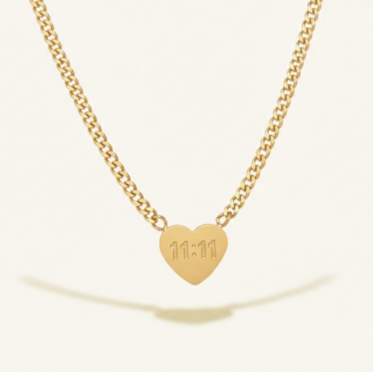 11:11 Heart Manifestation Necklace