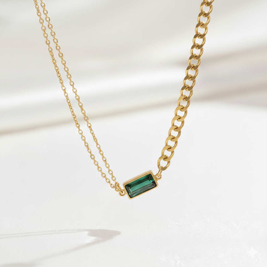 Emerlyn Green Glow Necklace