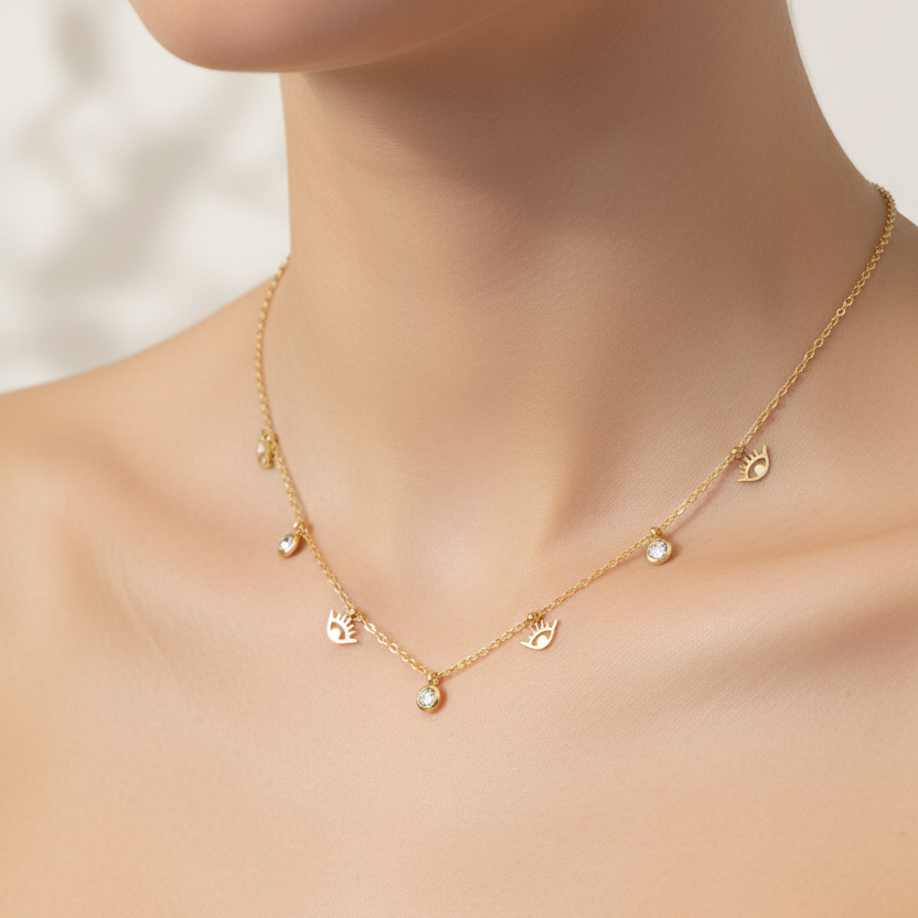 Evil Eye Charm Necklace