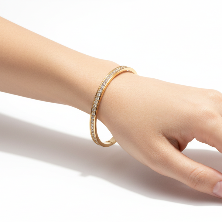 Diamond Kada Bracelet