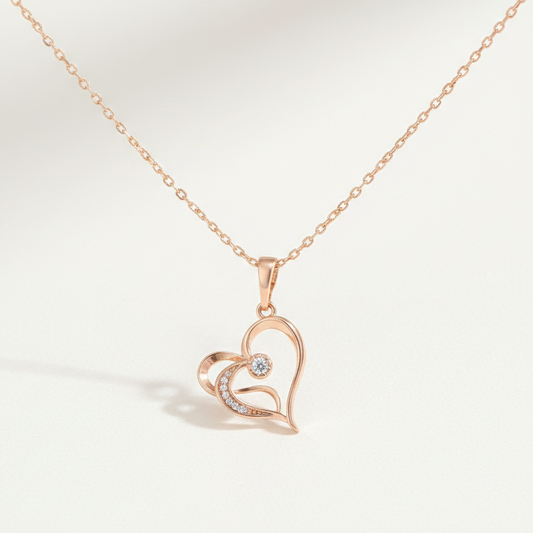 Heart Crystal Necklace