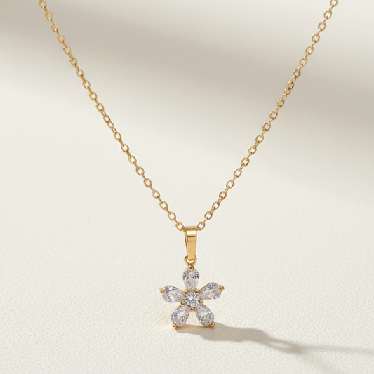 Floral Pendant Necklace