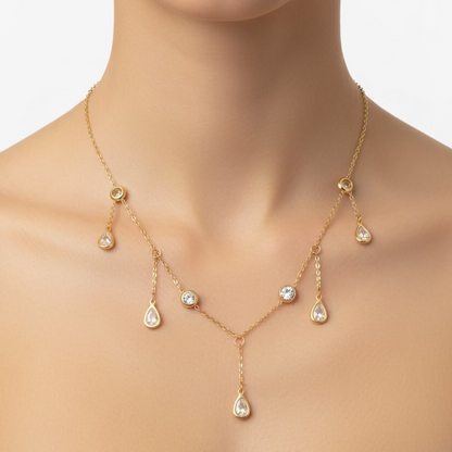 Zivara Teardrop Necklace