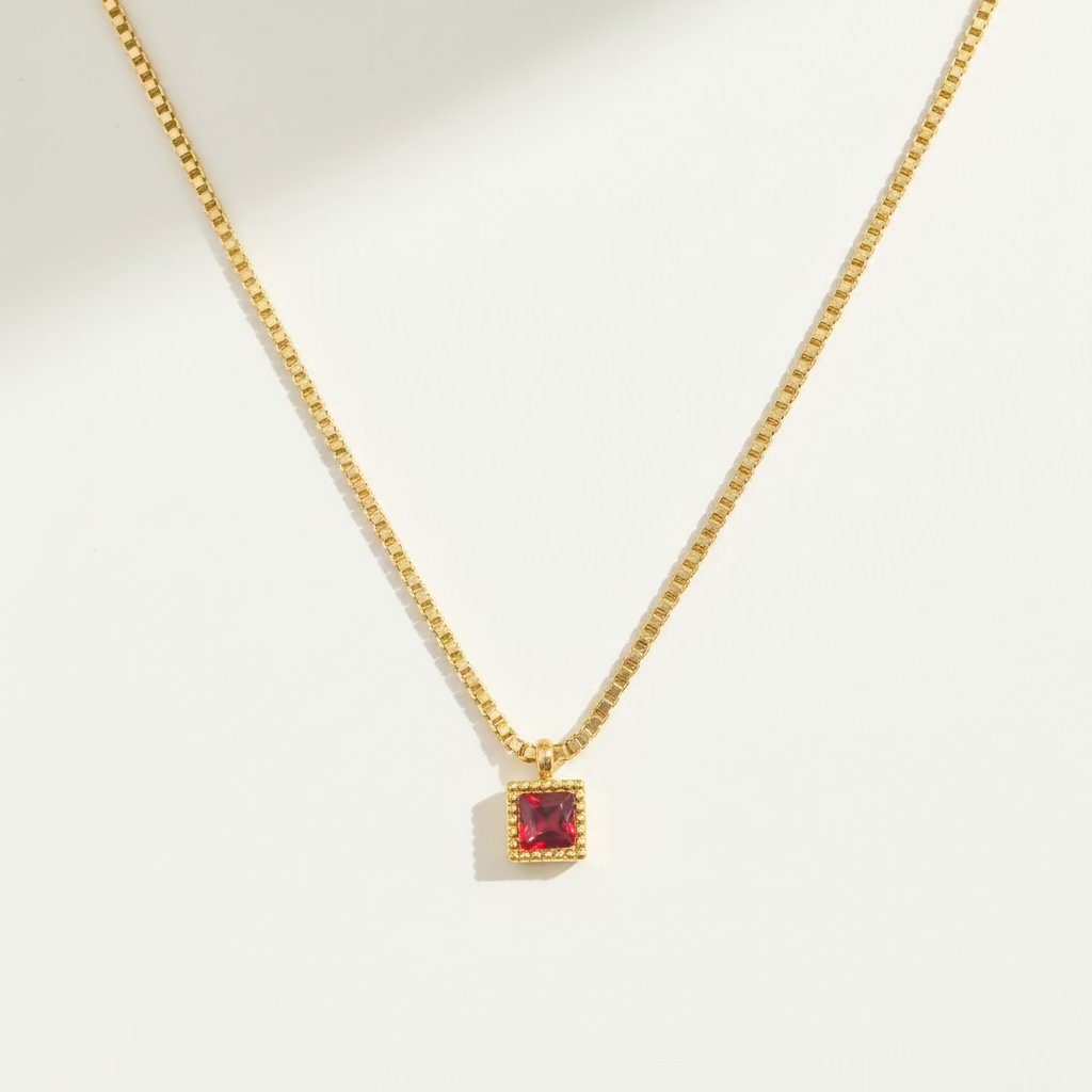 ruby necklace for women