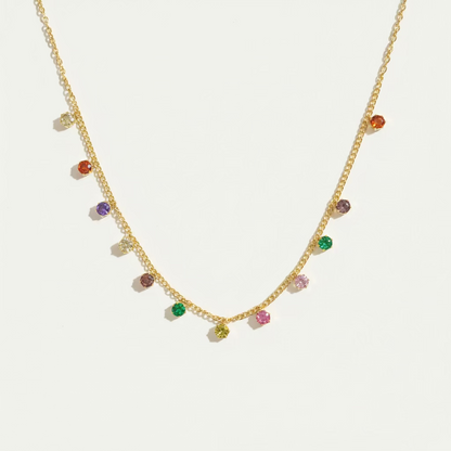 Lunaria Multistone Necklace