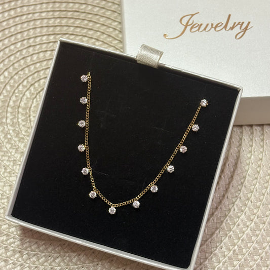 Elora Grace  Minimal Gold Chain Necklace