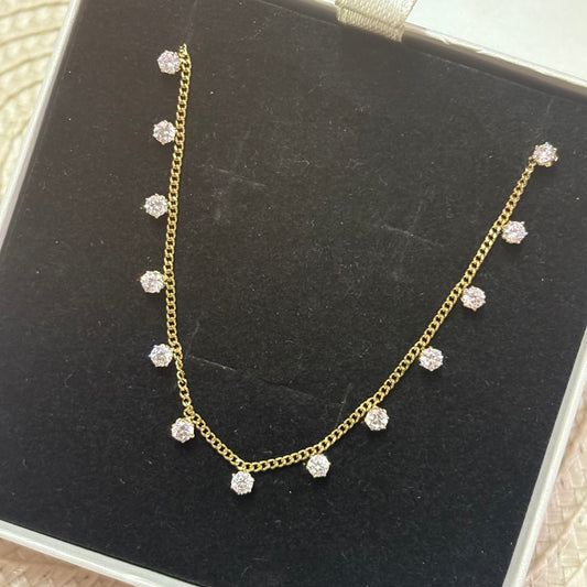 Elora Grace Minimal Gold Chain Necklace