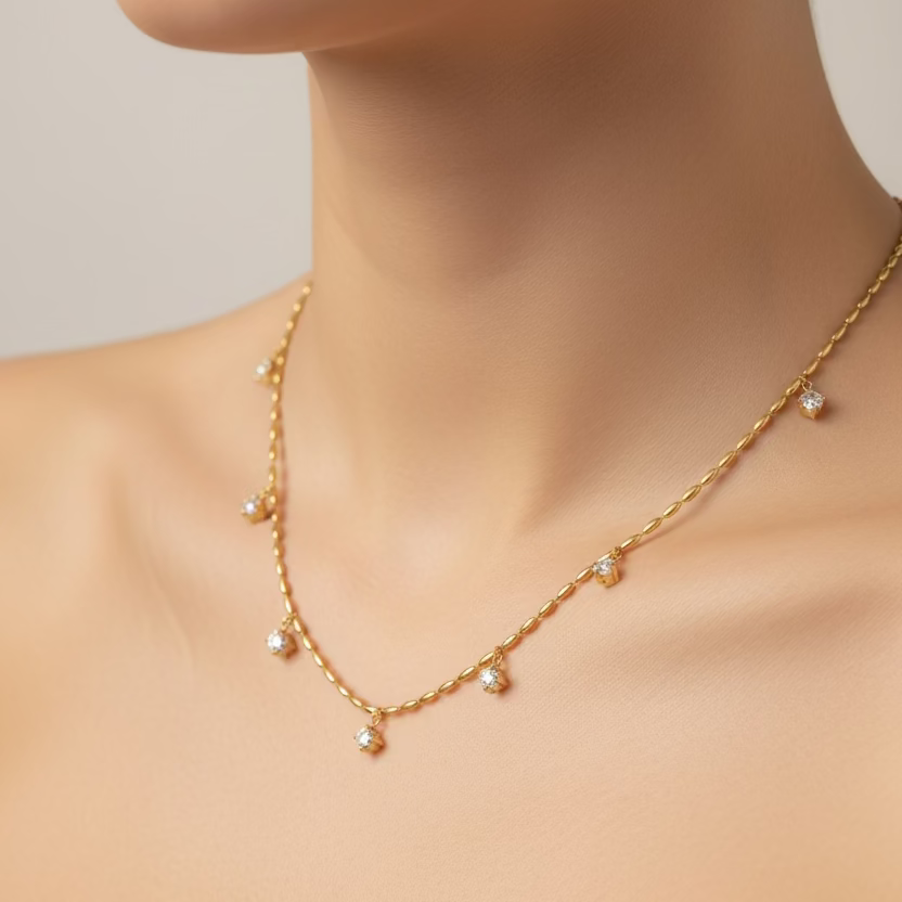 Crystal Dangler Necklace