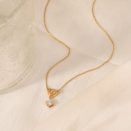 Heart Crystal Necklace