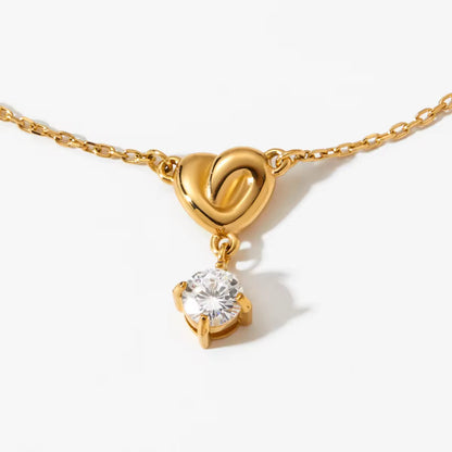 Heart Crystal Necklace