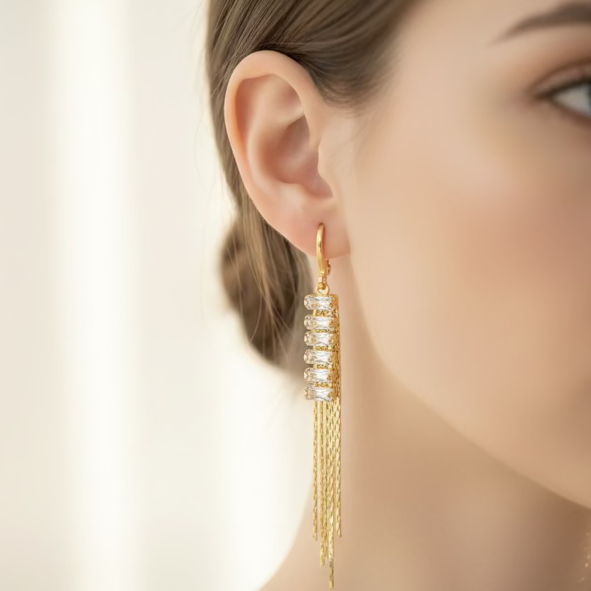 Crystal Stone Earrings