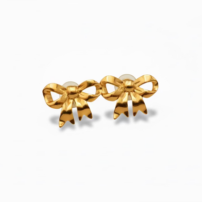 Chunky Bow Earrings