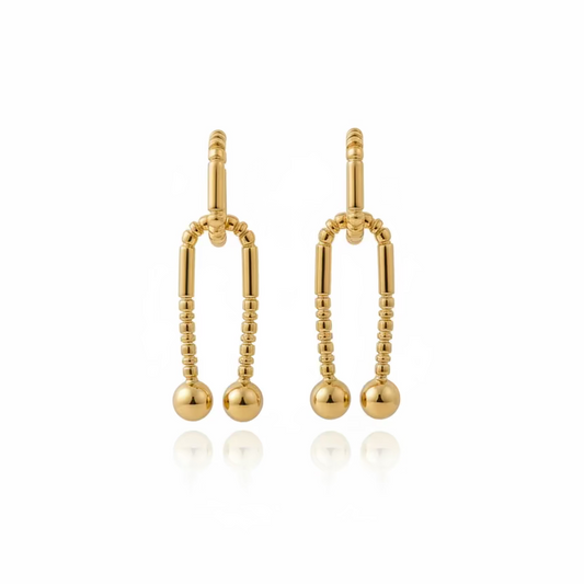 U-Bar Drop Earrings
