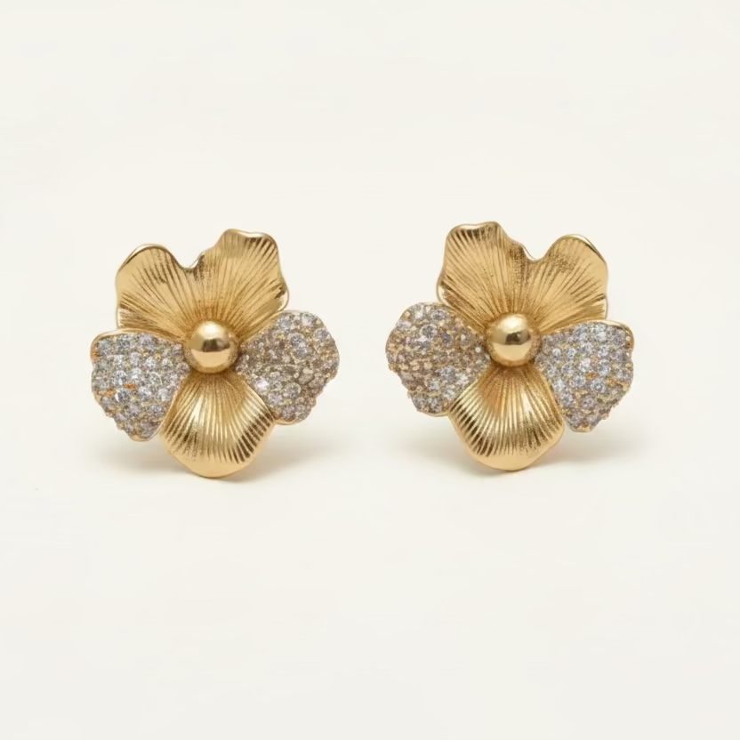 Floral Stud Earrings