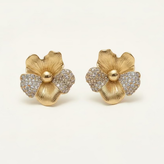 Floral Stud Earrings