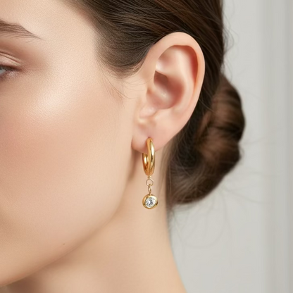 Crystal Minimal Earrings