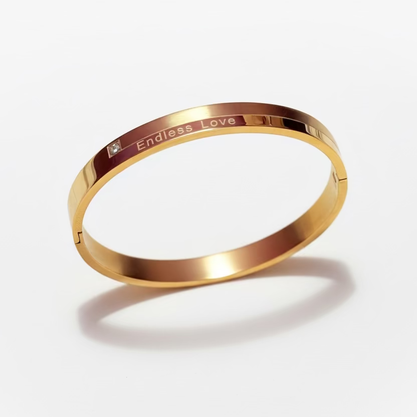 Gold Endless love Couple Bracelet