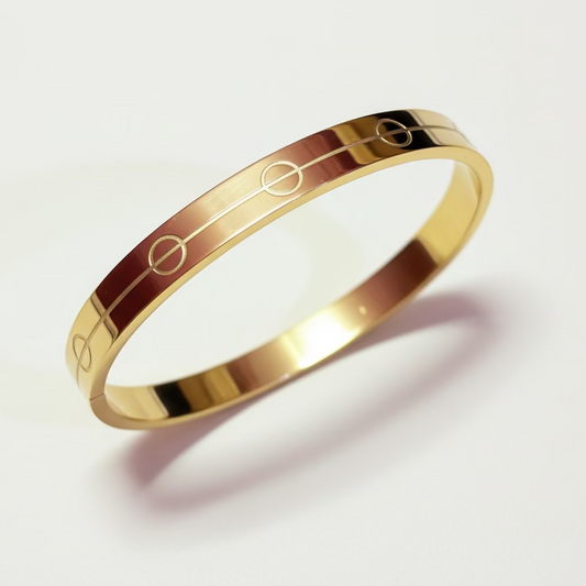 Alpha Gold Plated Kada