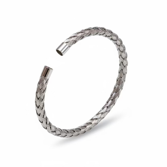 Silver Steel Bracelet