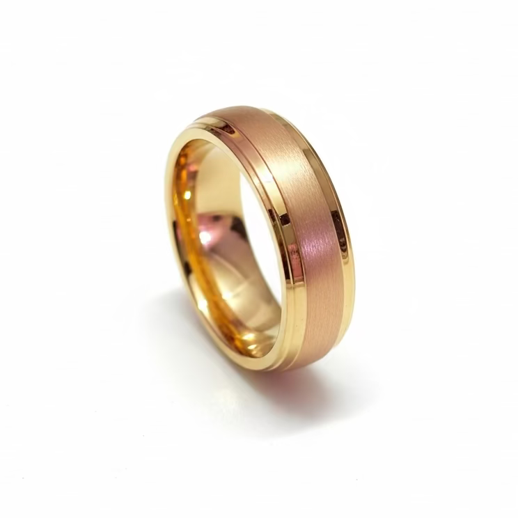 Gold Stainless Steel Ring